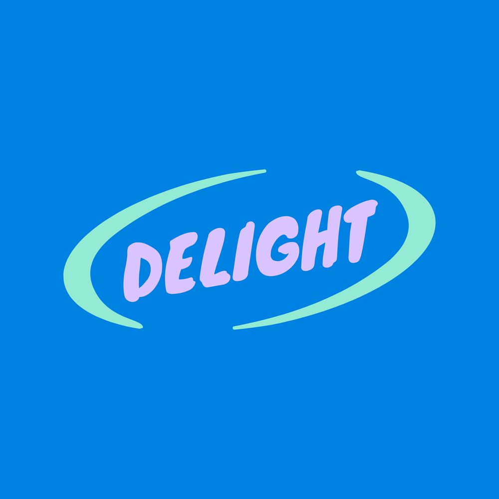 Y2K delight logo template, fashion business