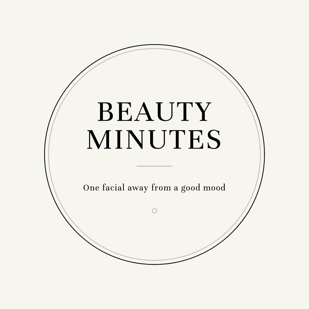 Beauty shop logo, editable business branding design
