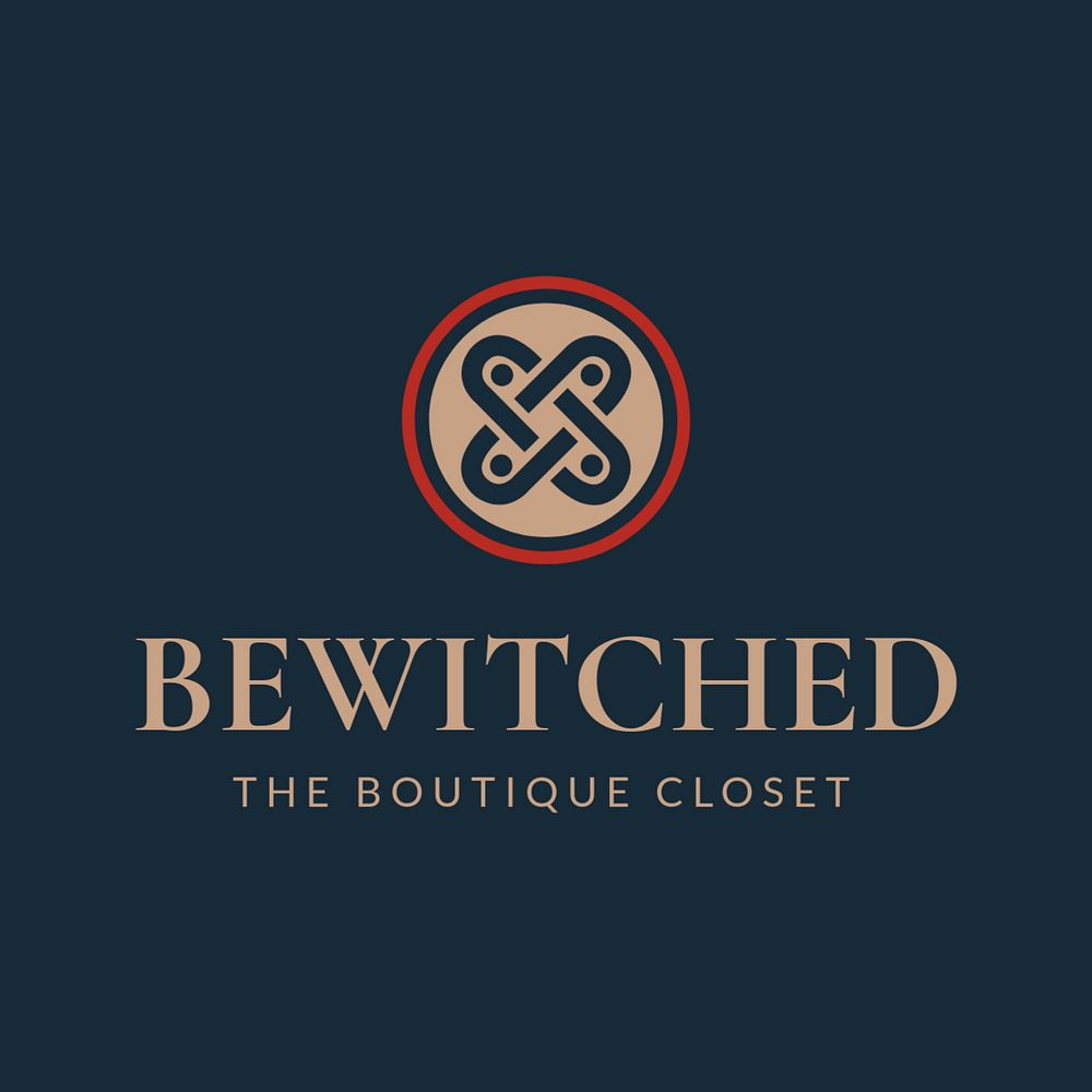 Fashion logo, editable business branding design