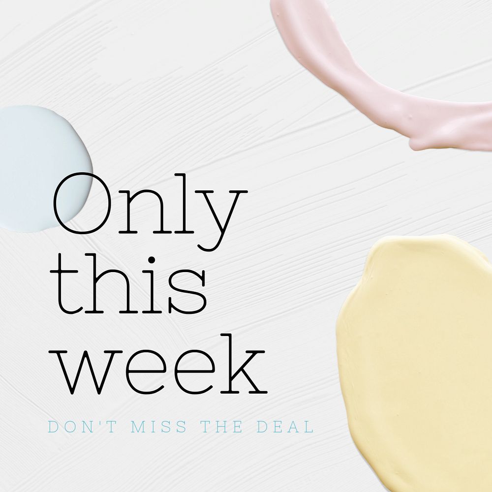 Sale facebook post template, feminine editable design