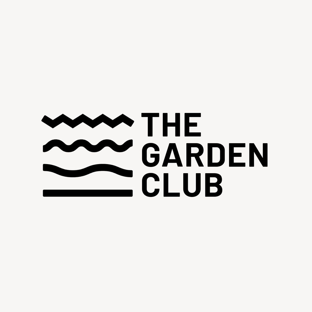 Natural product business logo template, editable design