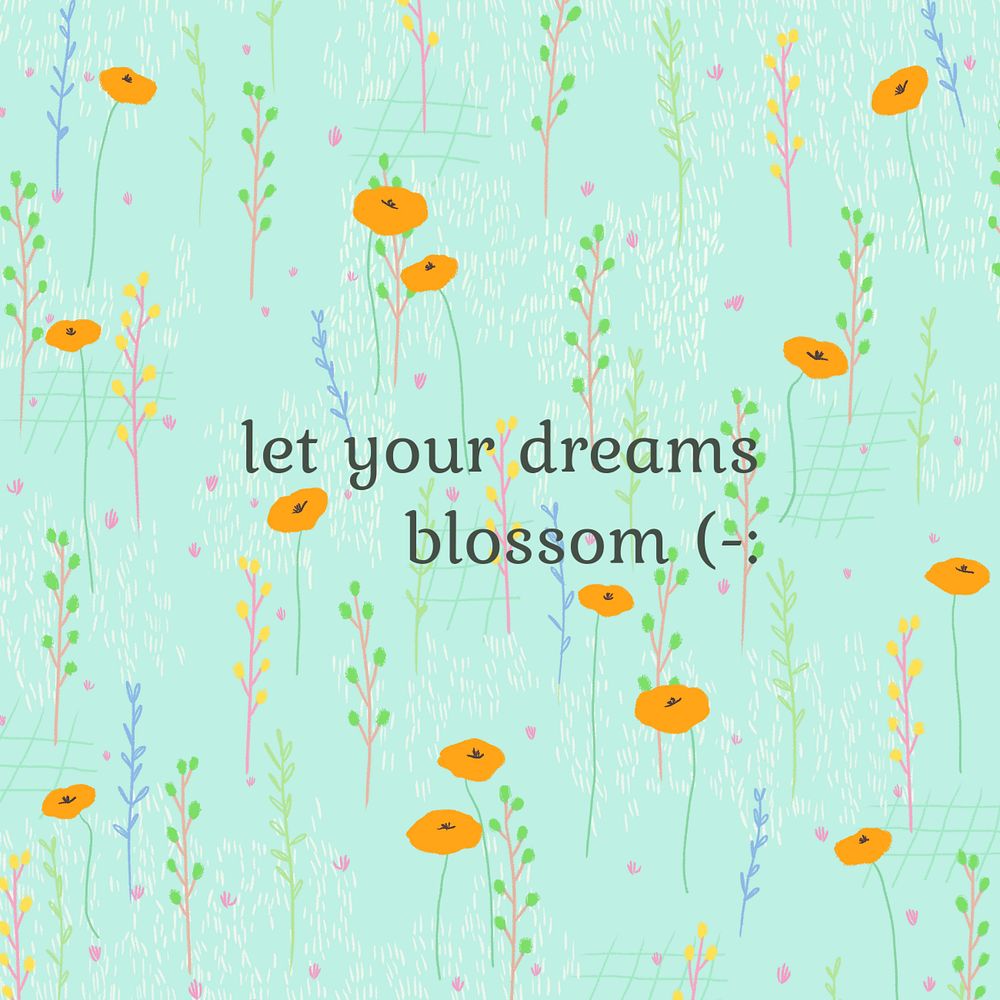 Inspirational quote Facebook post template, summer editable design