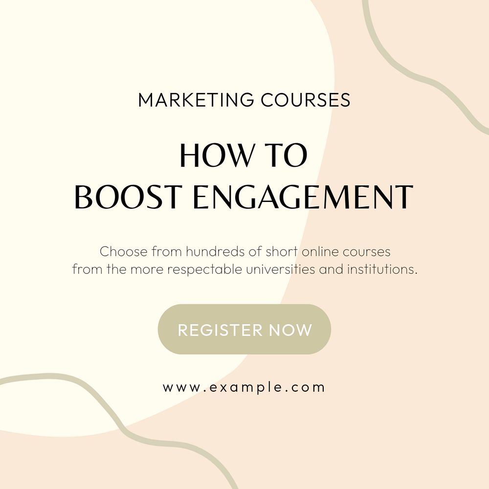 Boost engagement Instagram ad template, editable text on Memphis design