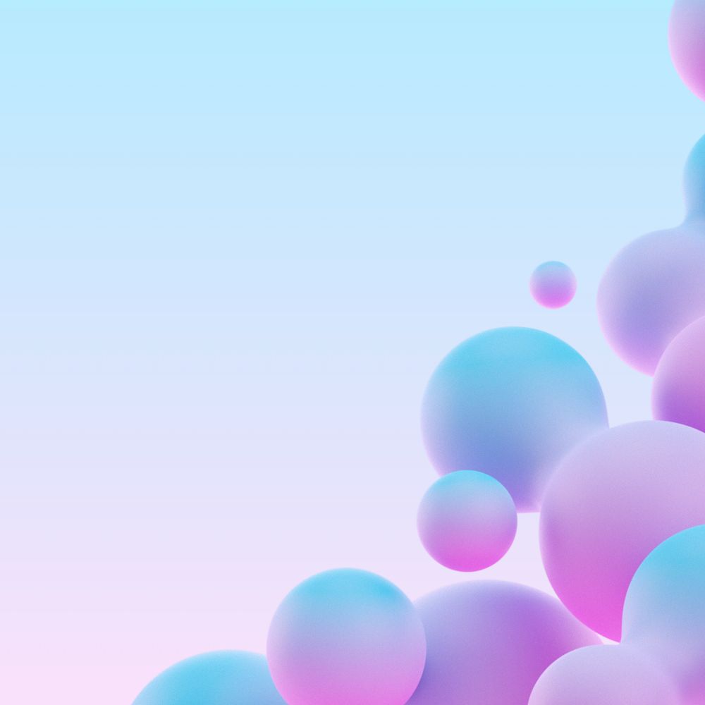 3D gradient liquid fluid background, editable blob shape border design