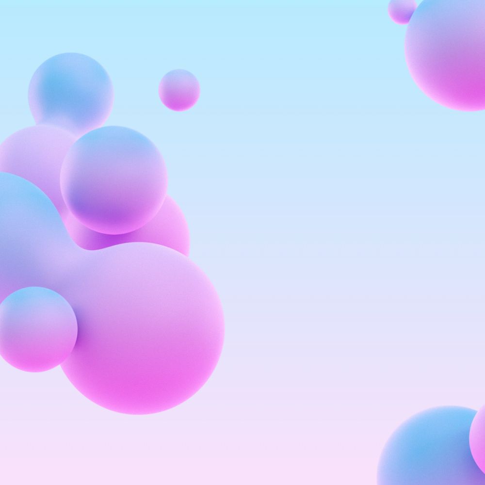 Editable gradient liquid fluid background, 3D blob shape design