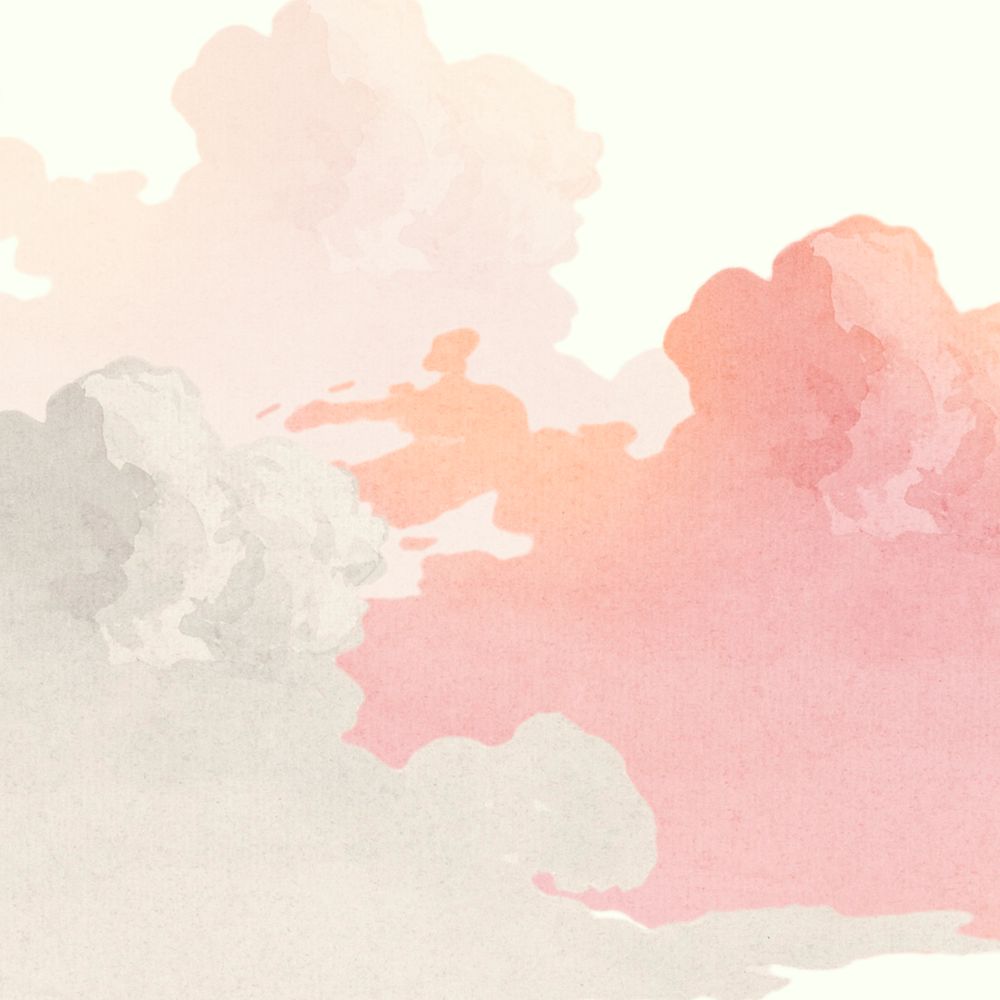 Editable pastel pink sky background