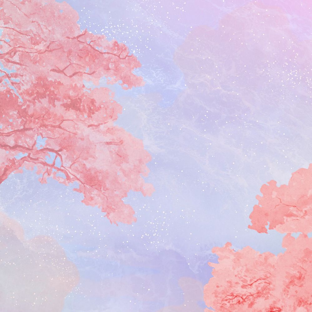 Editable pastel pink sky background