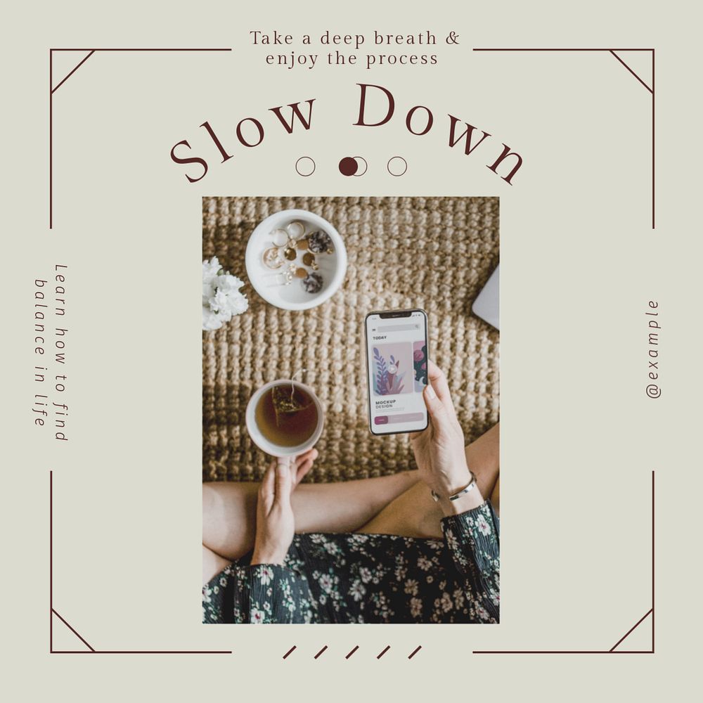 Slow down