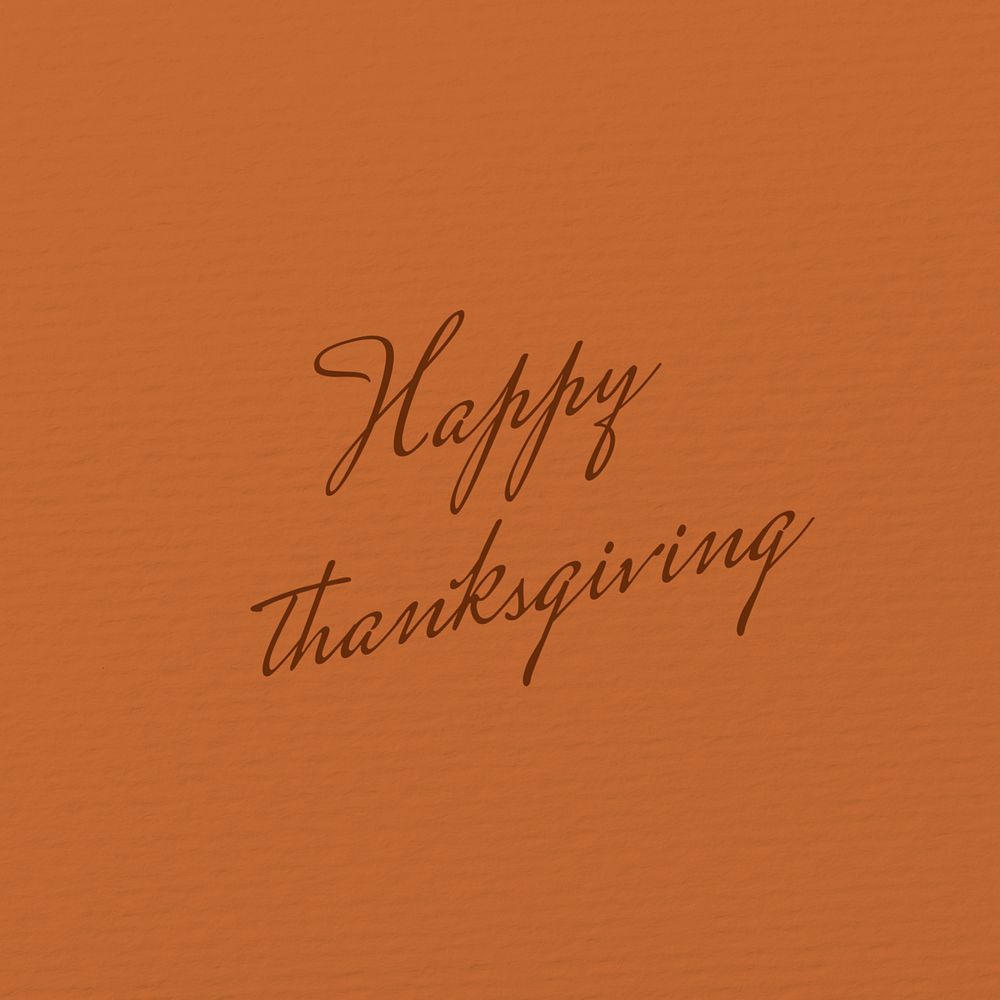 Happy Thanksgiving Instagram post template, editable text