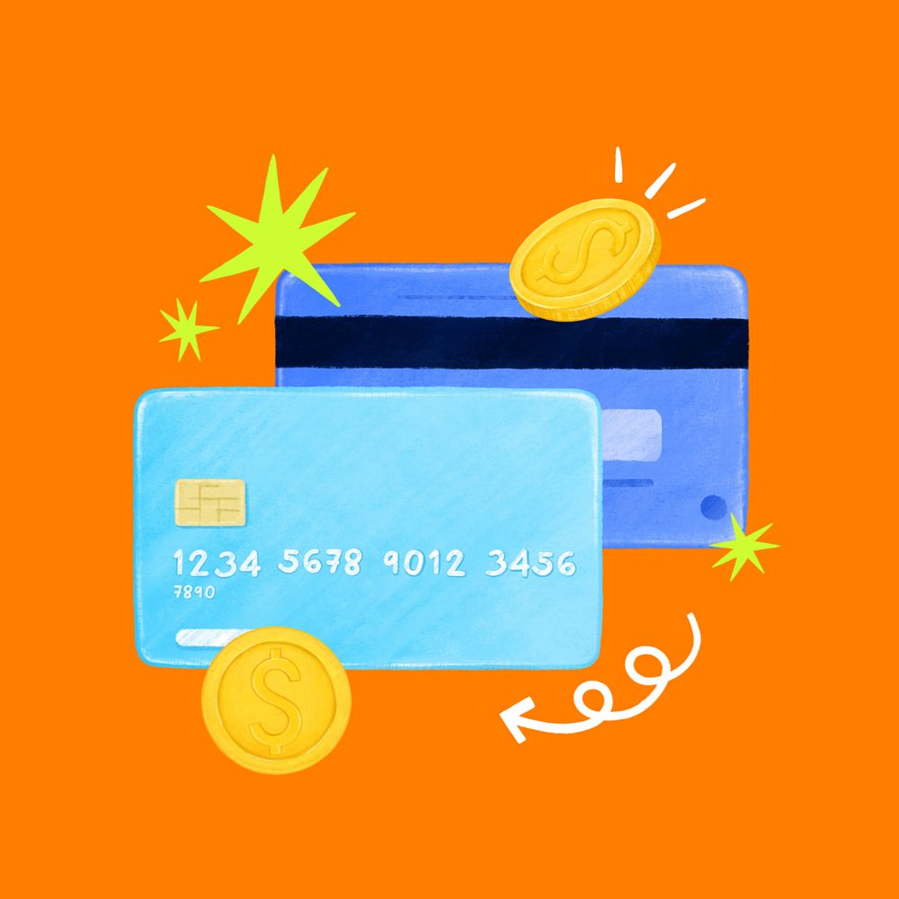 Credit card, finance & banking remix, editable design