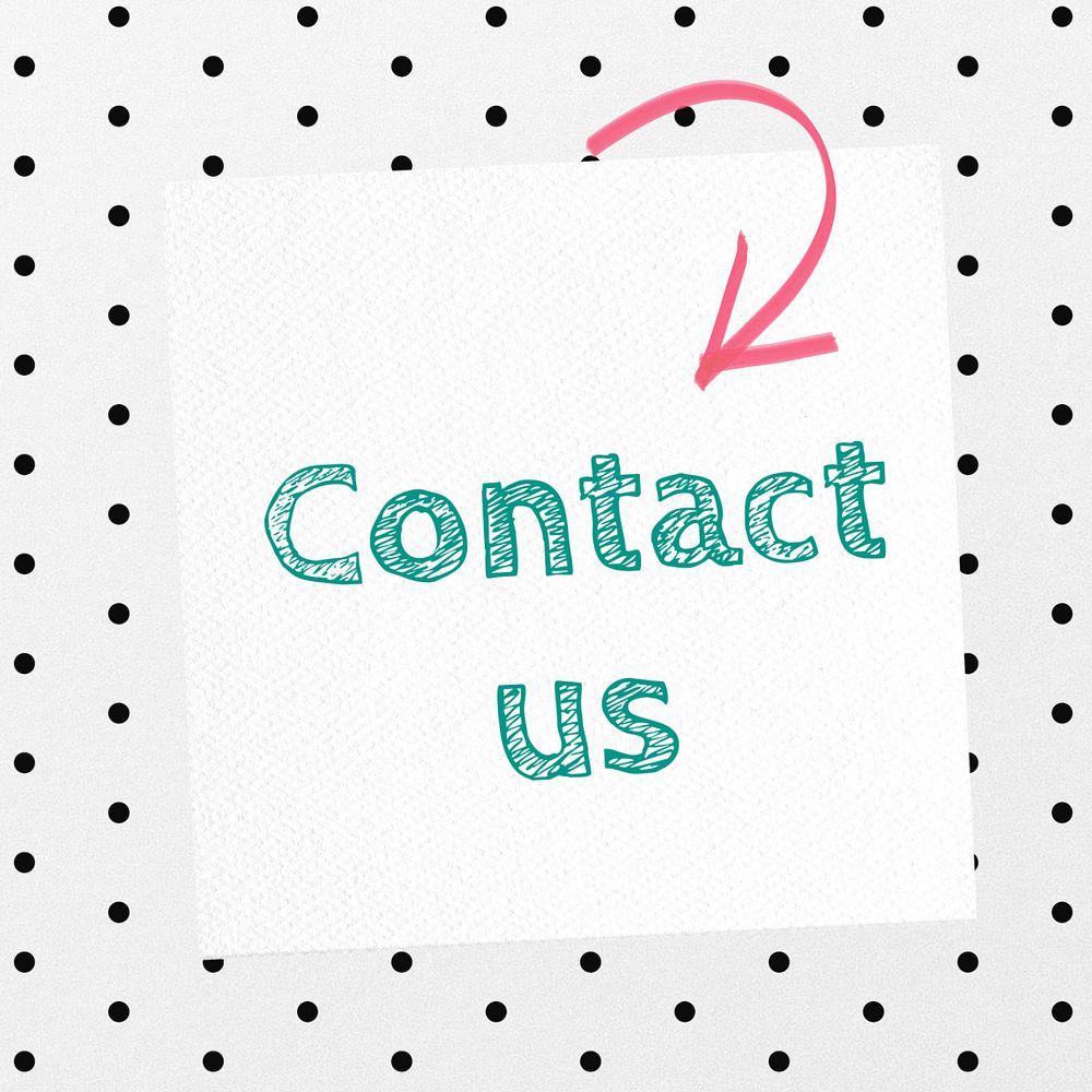 Contact us Instagram post template, editable text