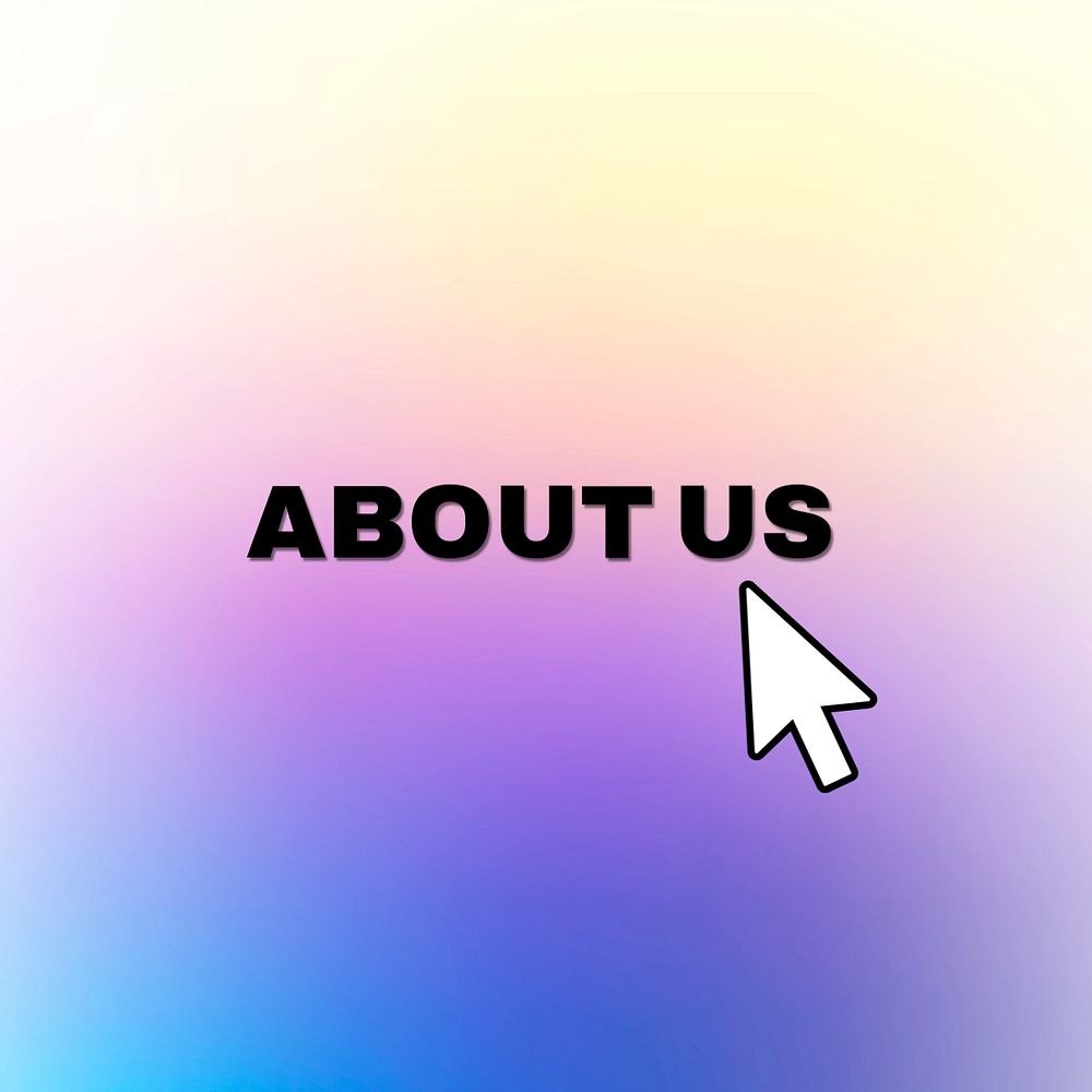 About us Instagram post template, editable text