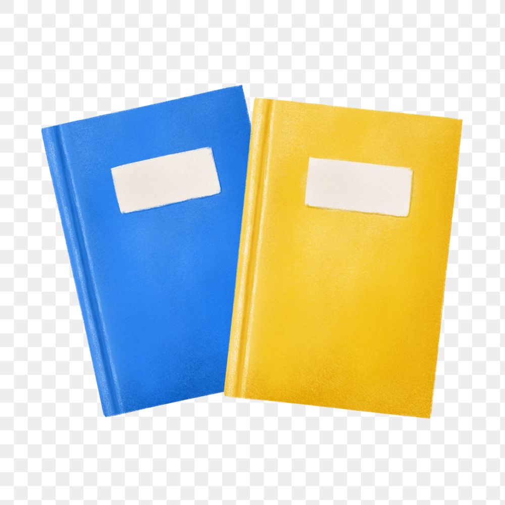 Notebooks png sticker, editable design