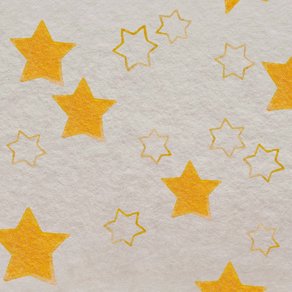 Gold star white paper background, editable design