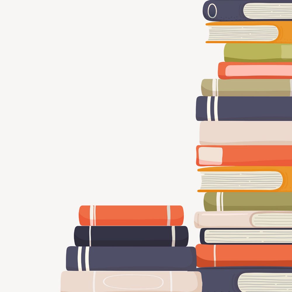 Book border background editable design