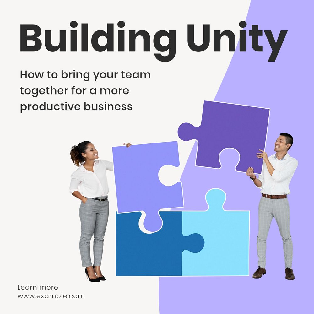 Building unity Instagram post template, editable text