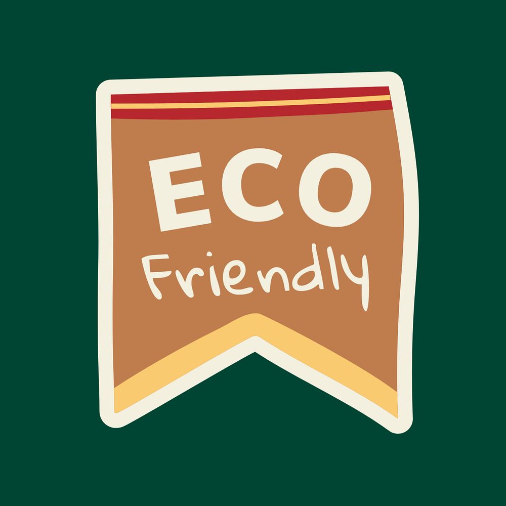 Eco friendly logo template, food branding, editable design