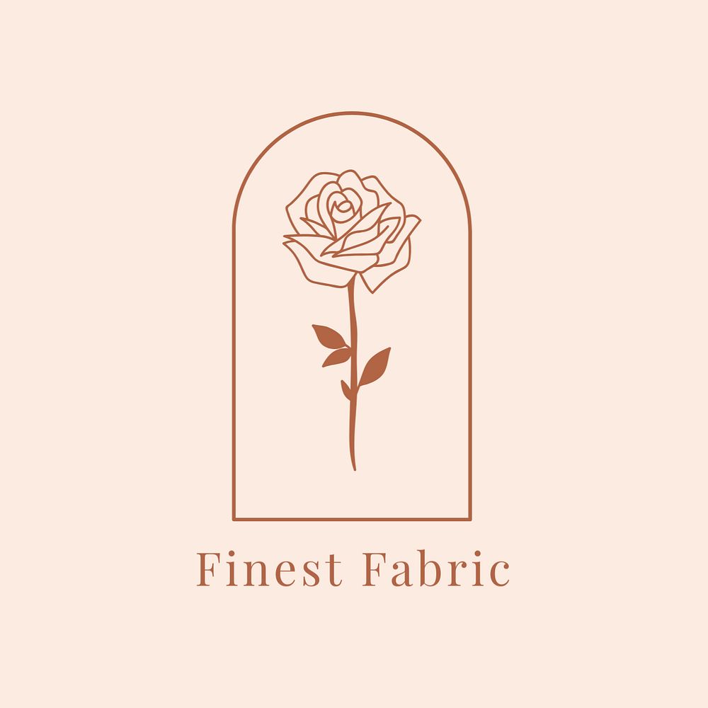 Fashion store vintage logo template, editable text