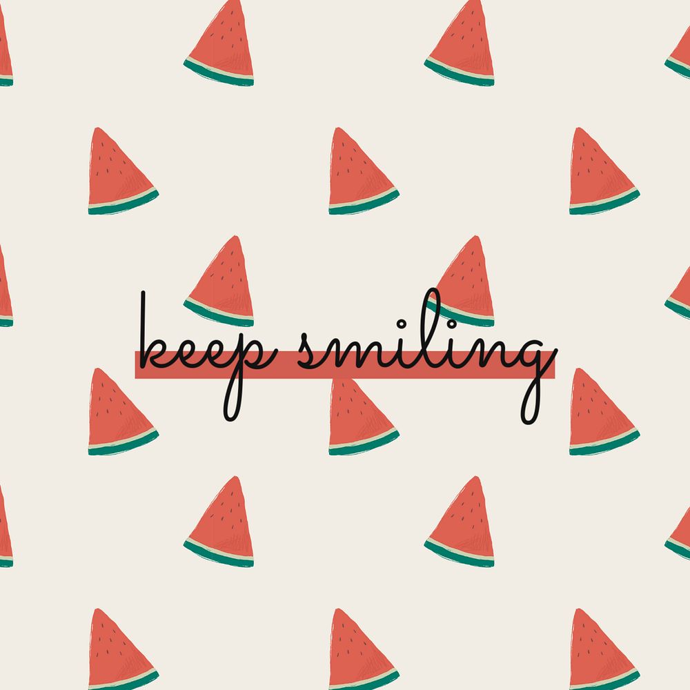 Keep smiling Instagram post template, editable design