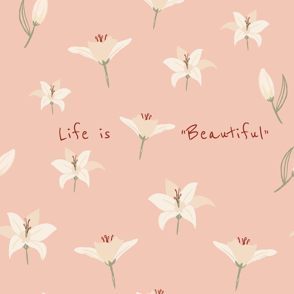 Magnolia flower Instagram post templates, editable design