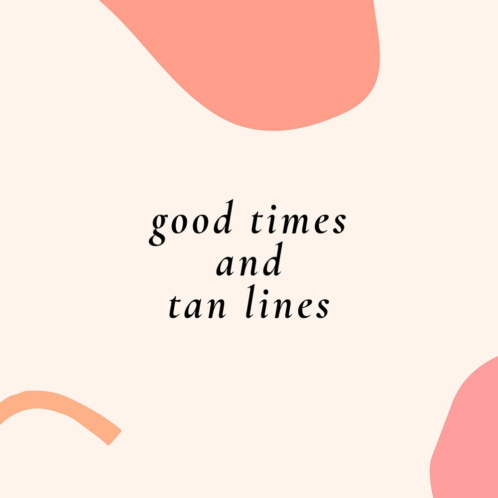 Good times Instagram post template, editable design