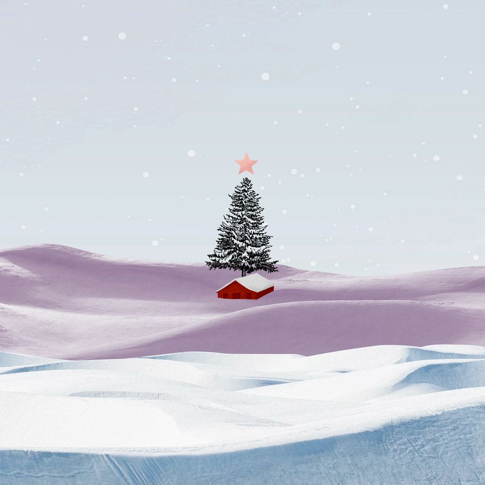 Christmas tree background, winter holidays