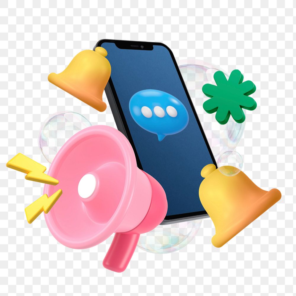 Online marketing  emoticon 3D sticker