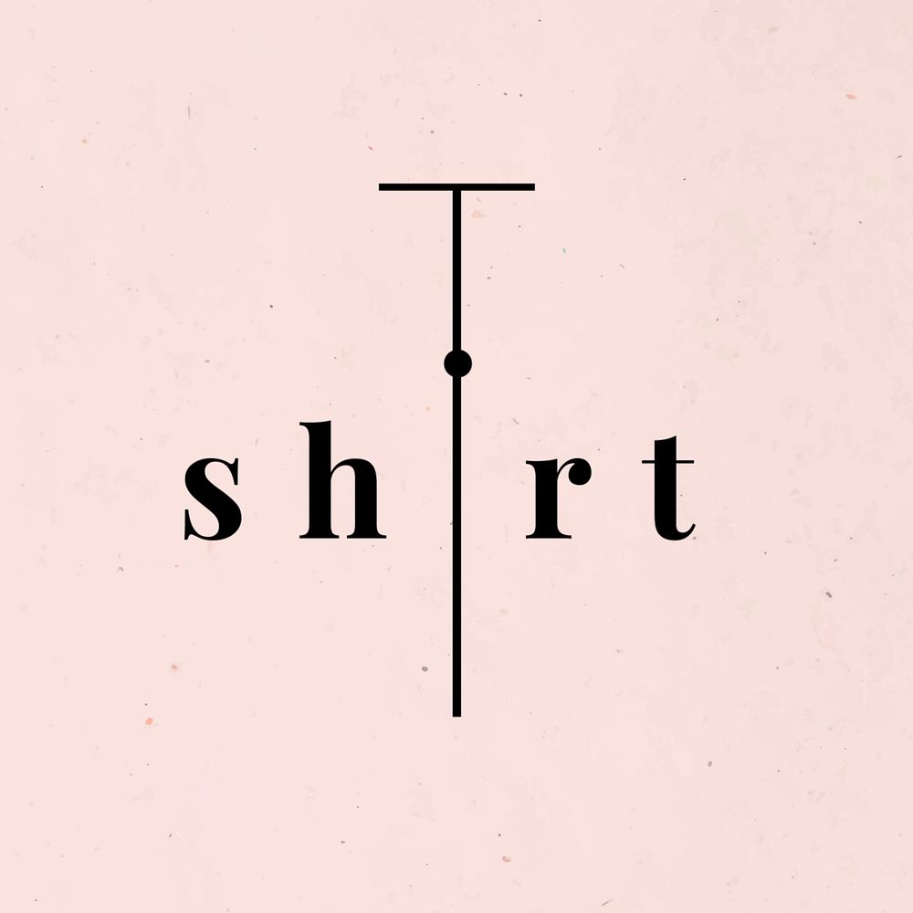 Simple pink Instagram post template, editable t-shirt branding design