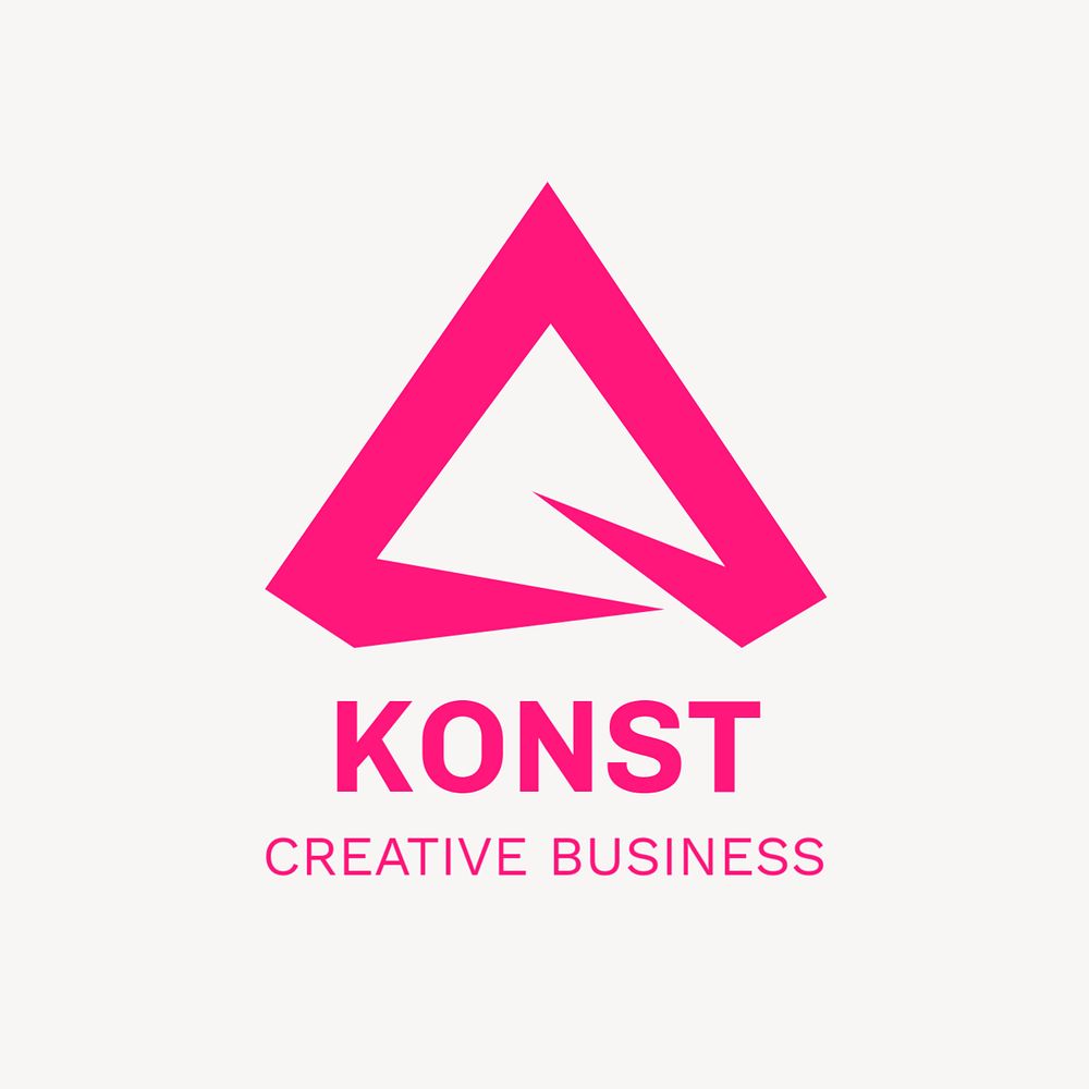 Modern colorful business logo template, editable design