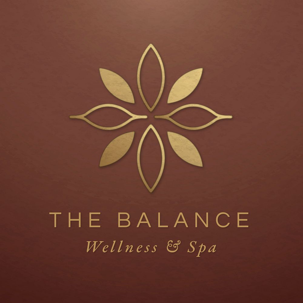 Wellness & spa logo template, | Free Logo Maker - rawpixel