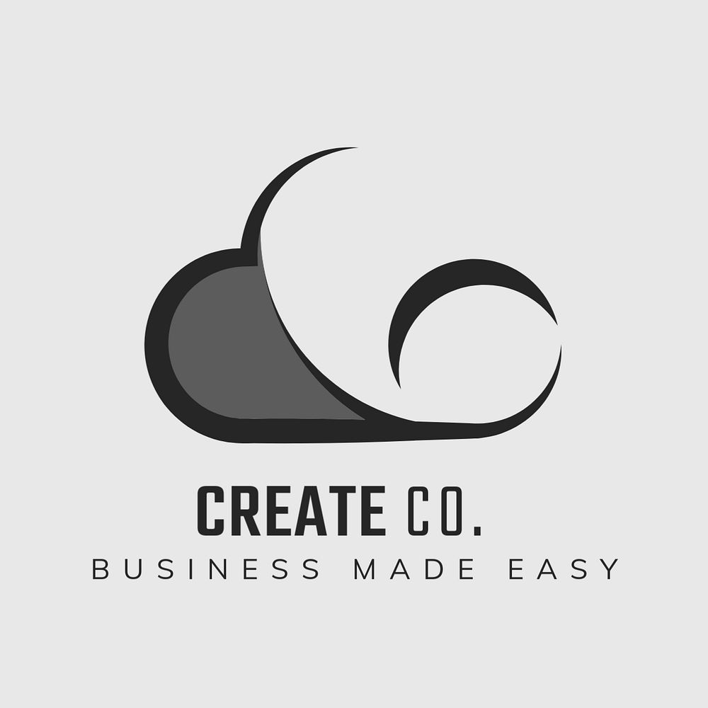 Cloud business logo template, technology design
