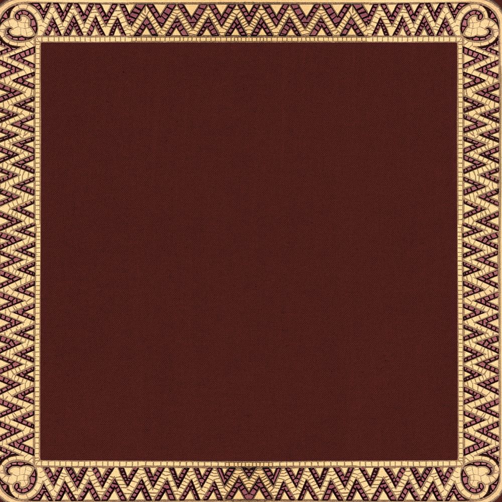 Gold vintage frame background, brown texture design, editable design