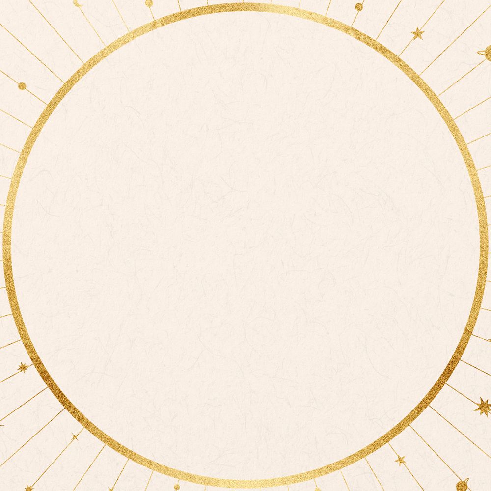 Celestial astrology frame background, beige design, editable design