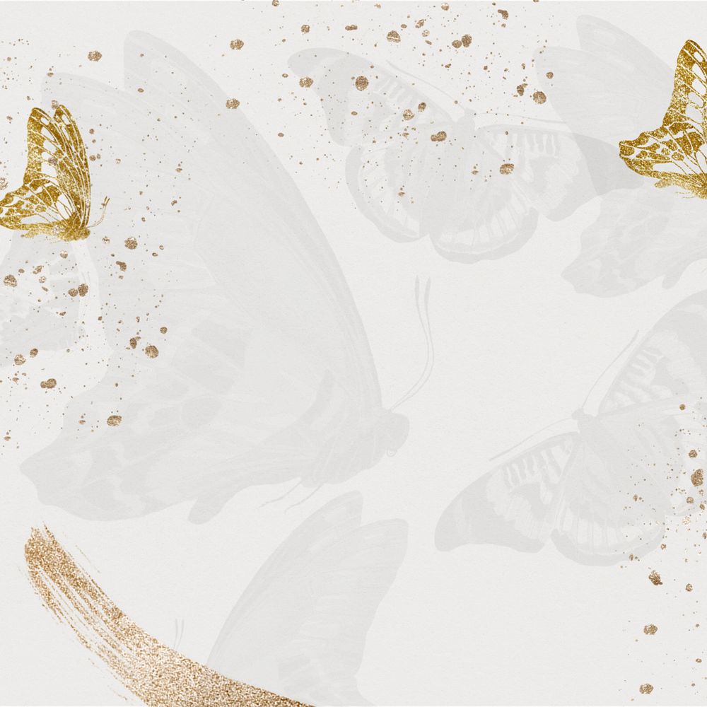 E.A. Séguy's butterflies background, editable vintage insect illustration, remixed by rawpixel