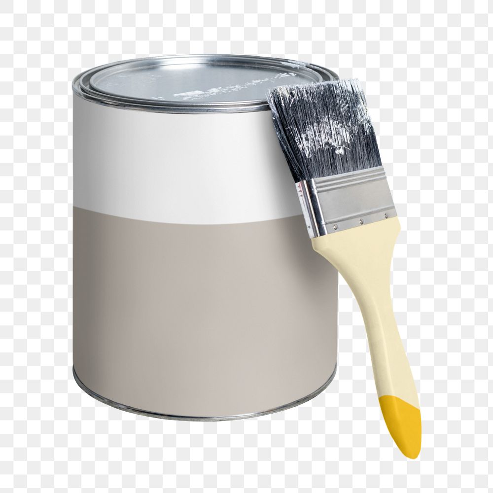 Paint can editable mockup element, home DIY interior design