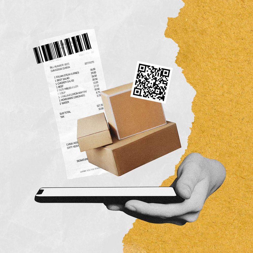 Logistics technology, editable online order tracking design