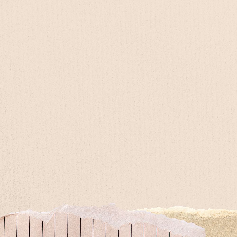 Beige background, editable ripped brown paper border