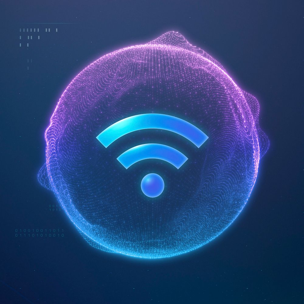 Wifi connection, editable technology remix design