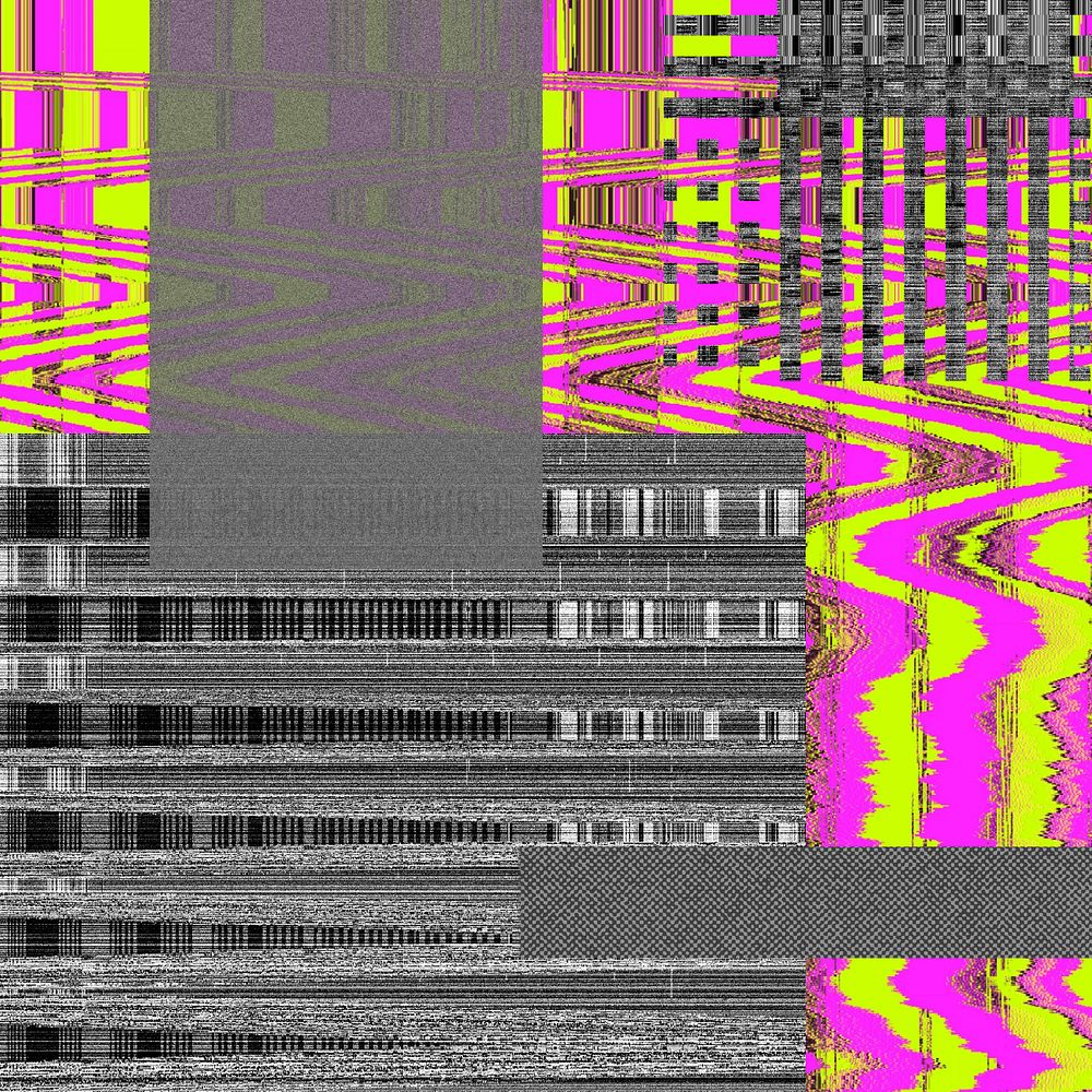 VHS glitch background, distortion effect, editable design