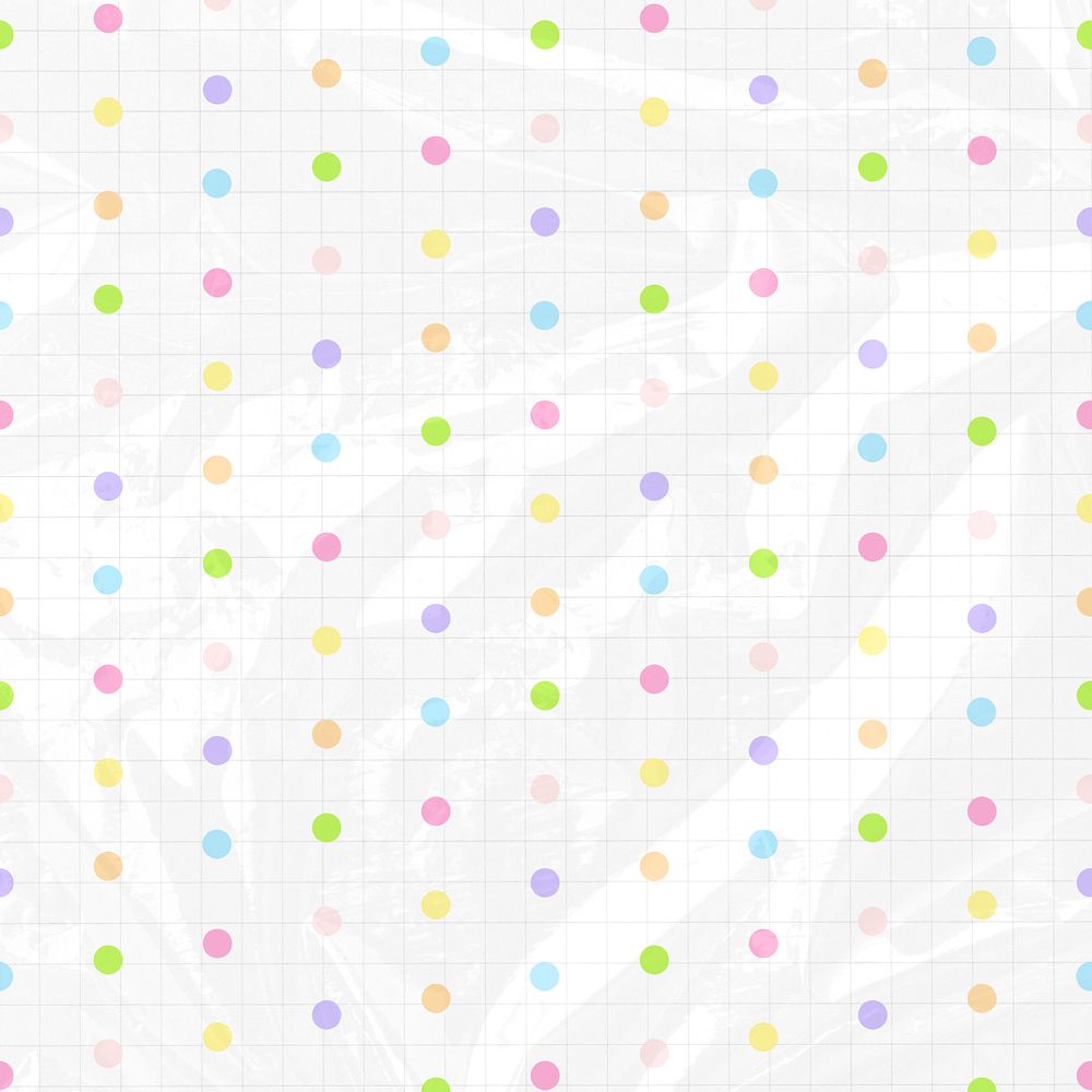 Editable colorful polka dots background, collage design