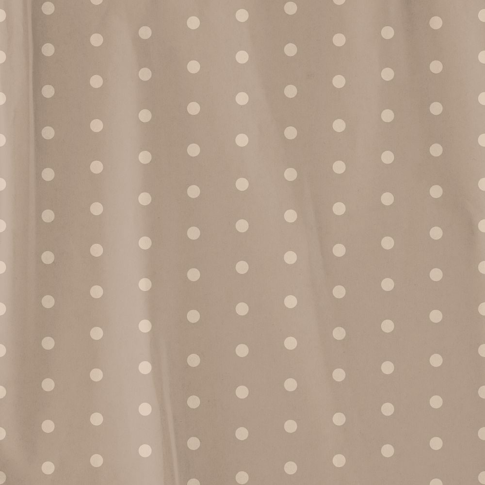 Brown polka dots background, editable collage design