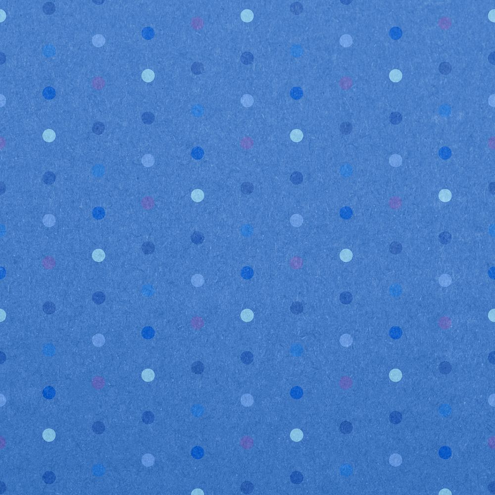 Blue polka dots background, editable collage design