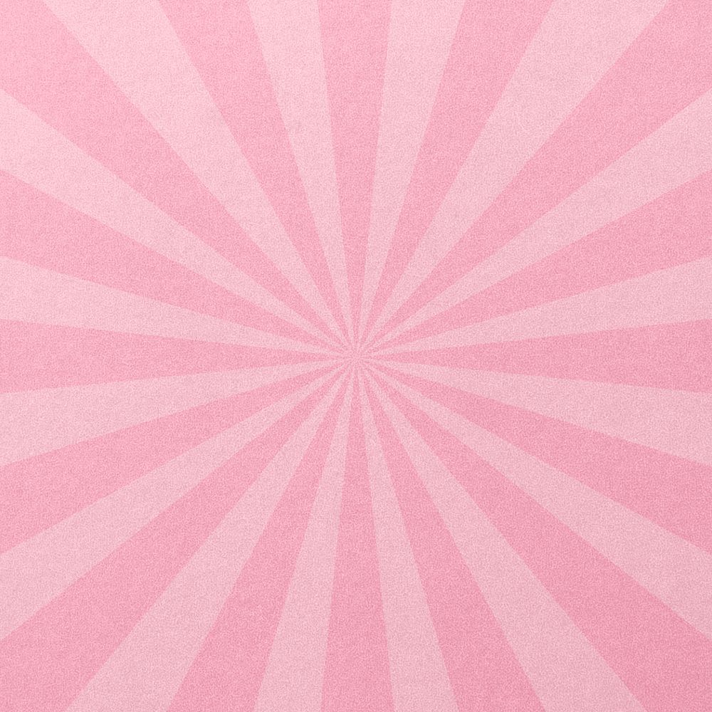 Pink sun ray background, paper textured, editable design