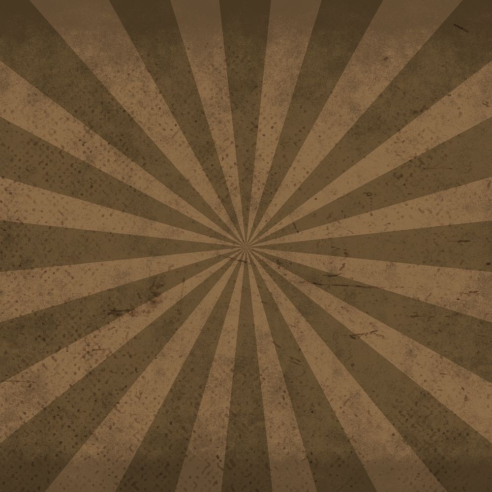 Brown sun ray background, paper textured, editable design