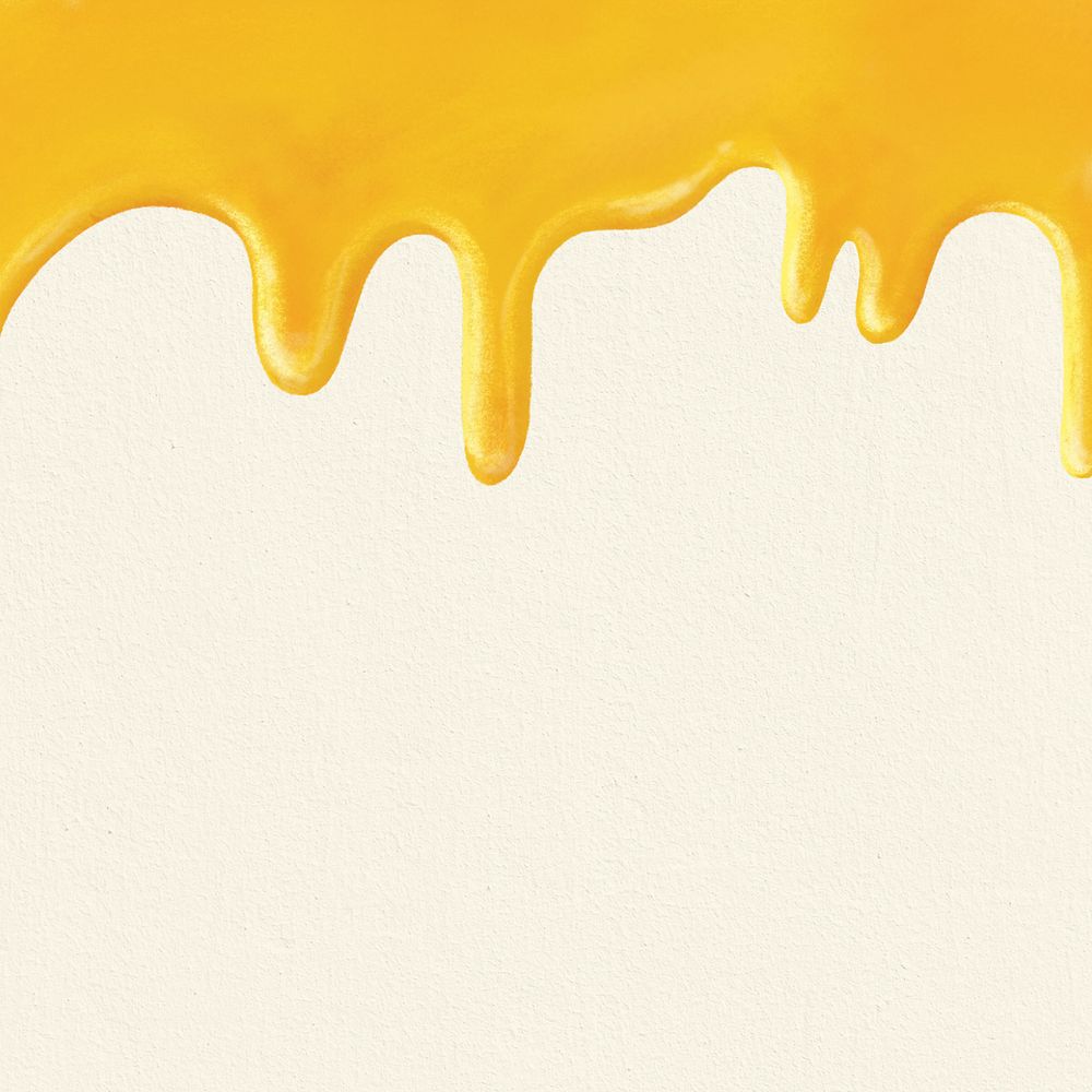 Melting honey background, beige border, editable design