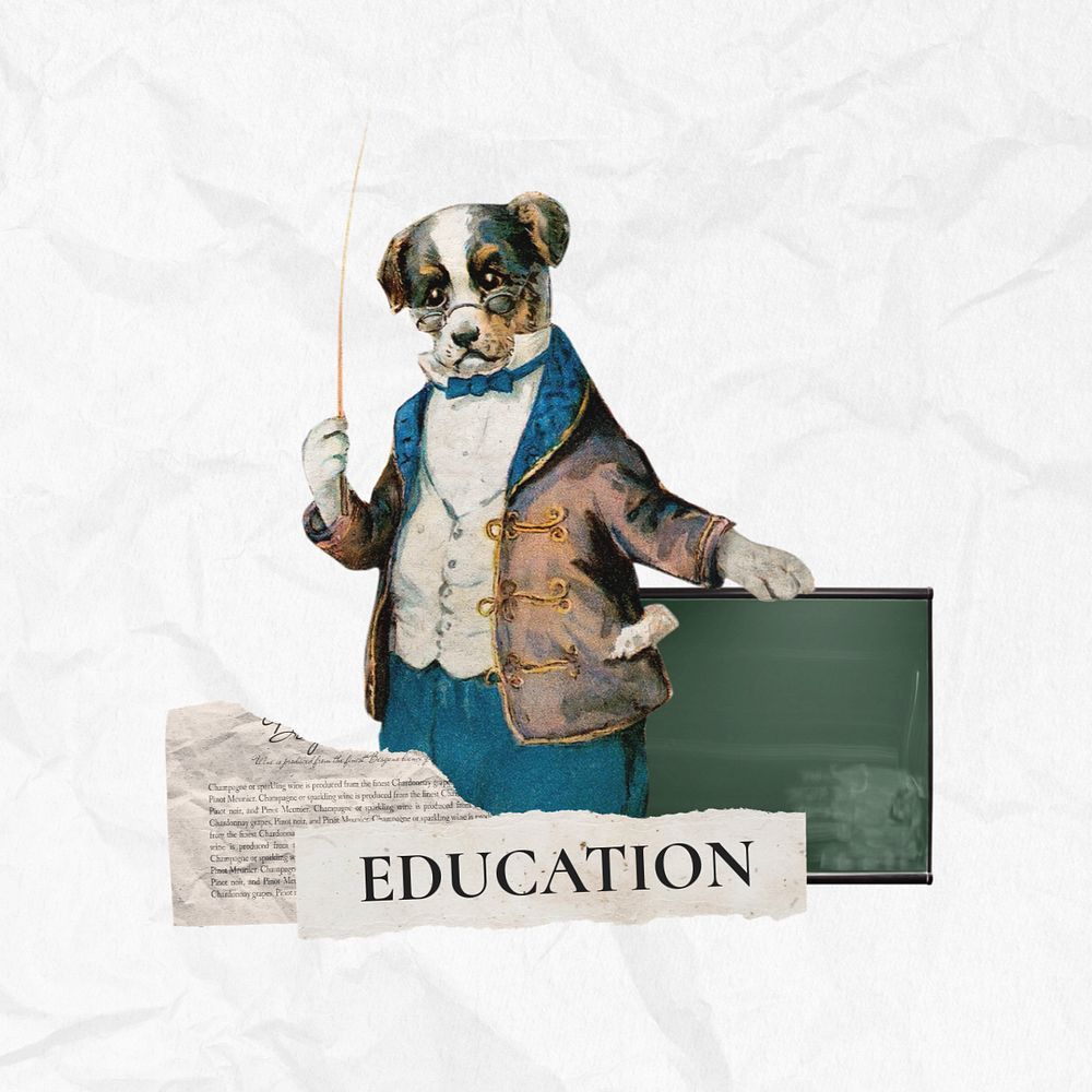 Education word editable collage art. Remixed by rawpixel.