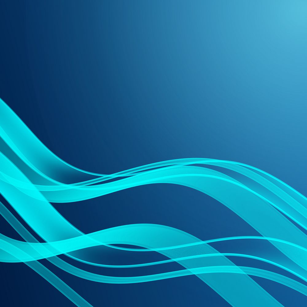 Blue background, editable wavy border