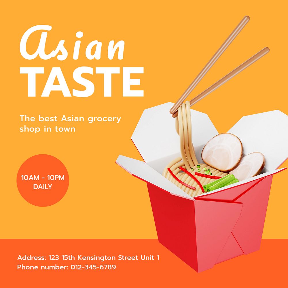 Asian Taste Instagram Post Template Premium Editable Template Rawpixel asian-taste-instagram-post-template-premium-editable-template-rawpixel