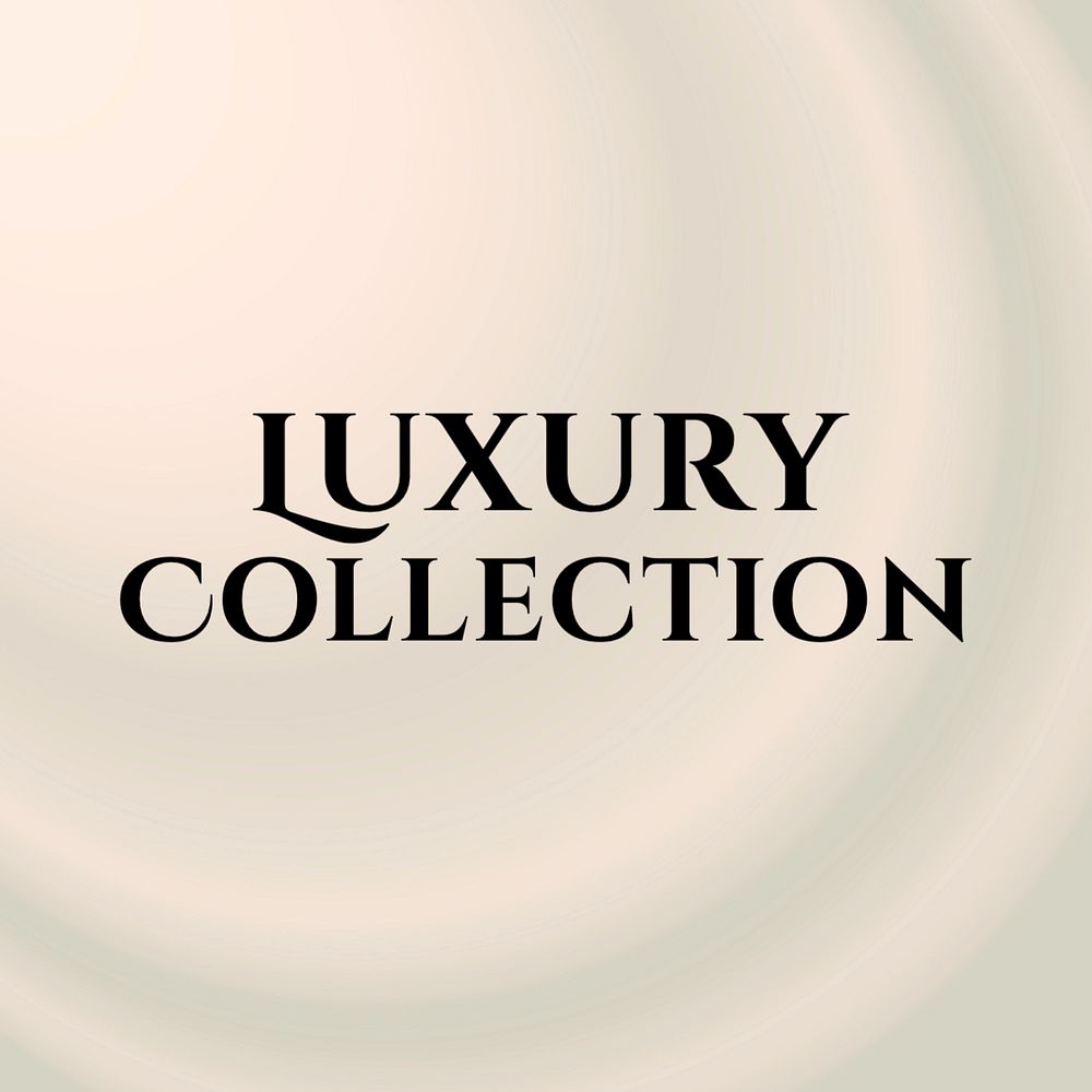 Luxury collection Instagram post template, editable text