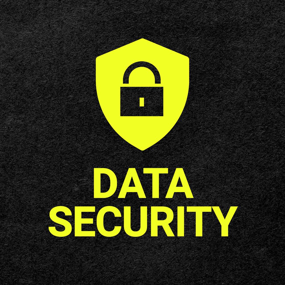 Data security Instagram post template, editable text